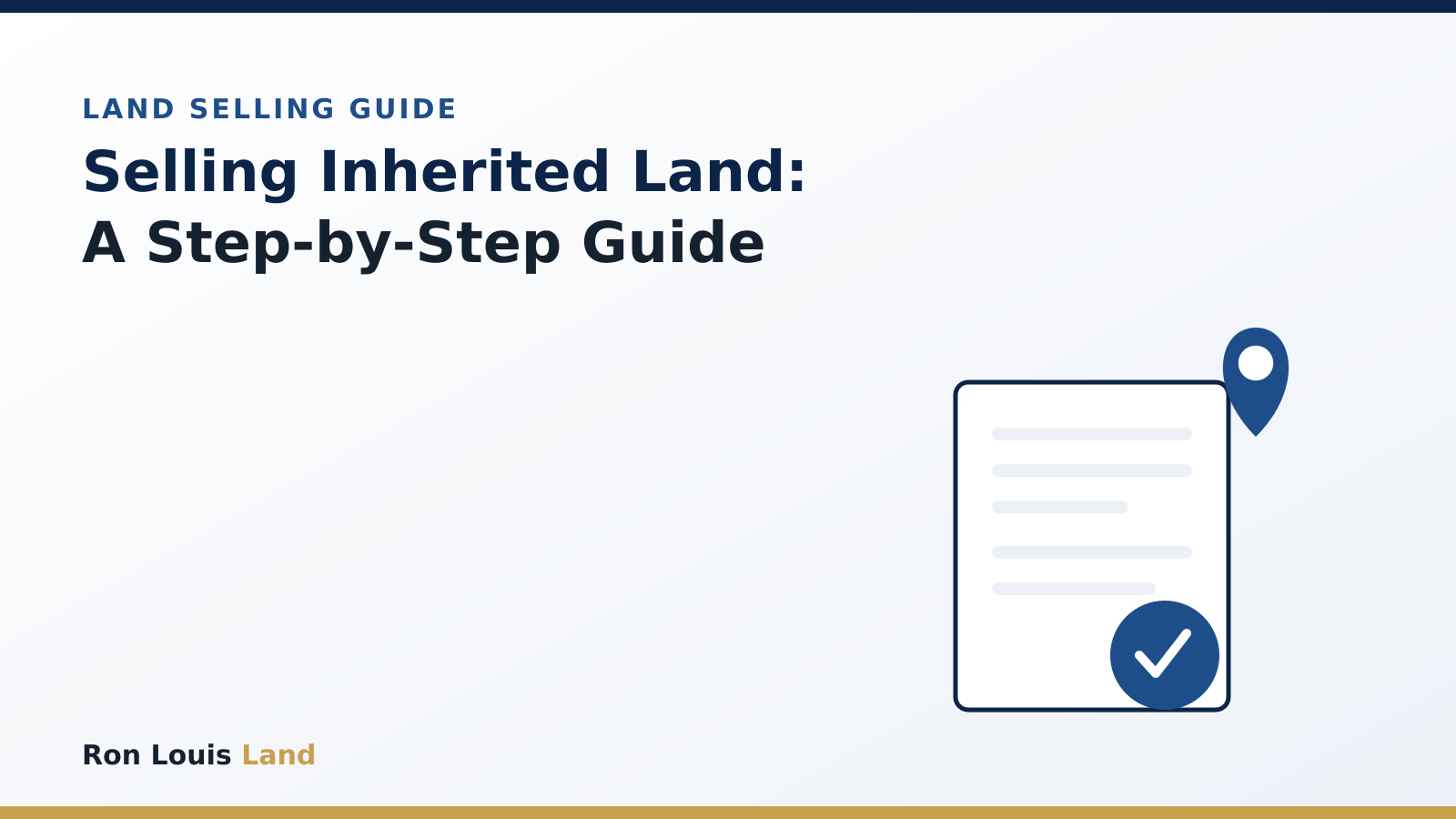 Selling Inherited Land: A Step-by-Step Guide